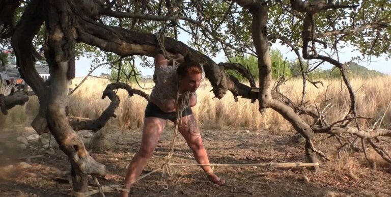 Breast Bondage for Bettine in the Wild