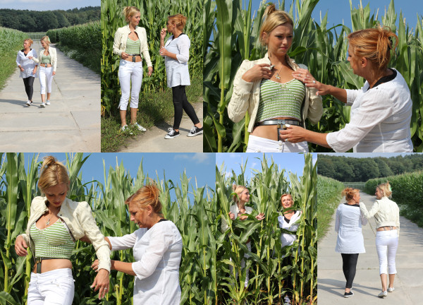 Dominique and Francis – the corn fields