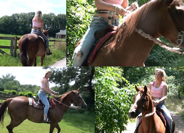 Wendy riding