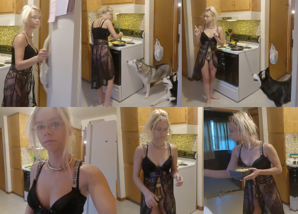 Nerdy Bella – in the kitchen