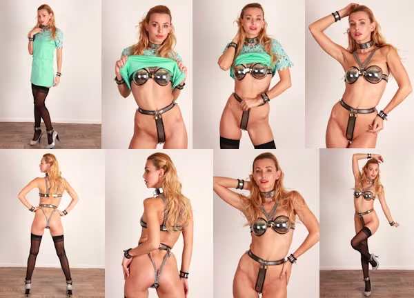 Dominique – gorgeous in chastity