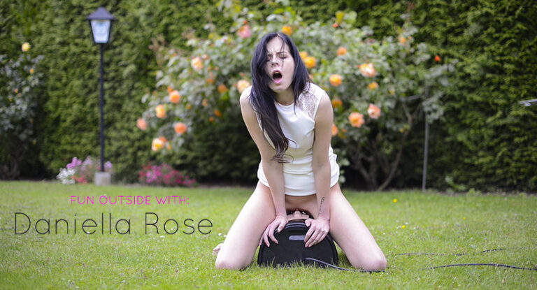 Fun outside with Daniella Rose