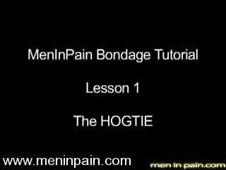 Men In Pain Bondage Tutorial Part 1: the HOGTIE