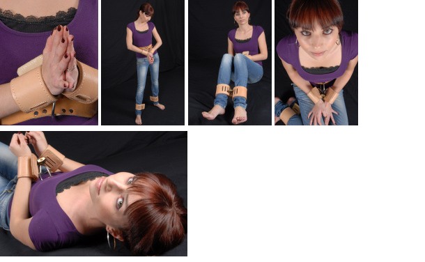 Angelica in tight Humane Restraints bondage (plus video)