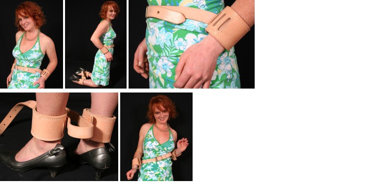 Anne in Humane restraints