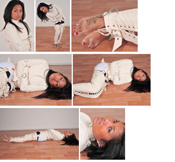 Asian Angel in straitjacket and straitpants (plus video)