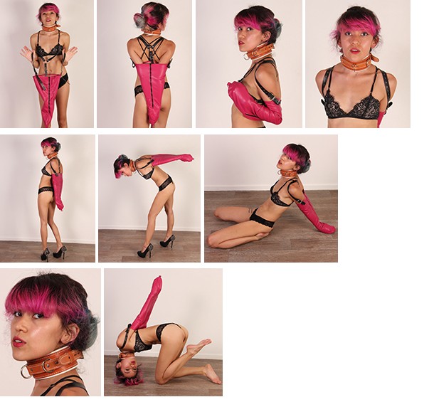 Azul versus the pink armbinder