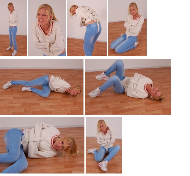 Bambi in jeans and Posey straitjacket (plus video)