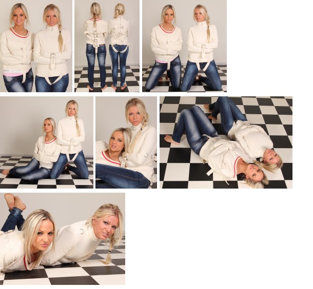 Brittany and Tiffany help each other escape! (plus video)