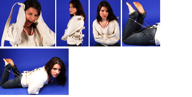Chrissy in Posey and legirons (plus video)