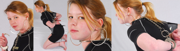 A very harsh bondage for Kylie