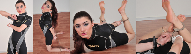 Diver girl Zari hogcuffed