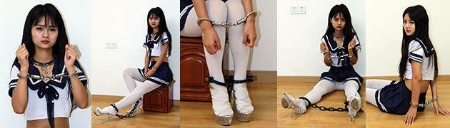 Tian Tian – sailor girl in Chinese cuffs