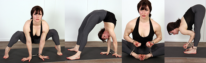 Abi – contortionist cuffed