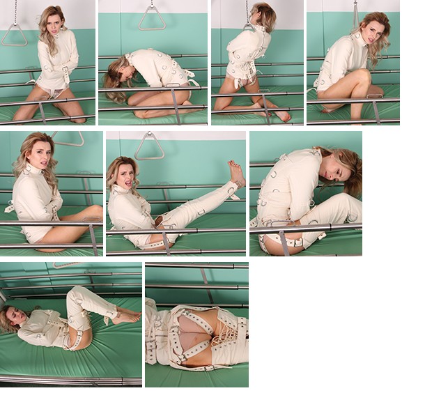 Coxy – hospital bed and straitpants (plus video)