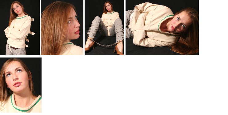 Debbie in Posey straitjacket (plus video)