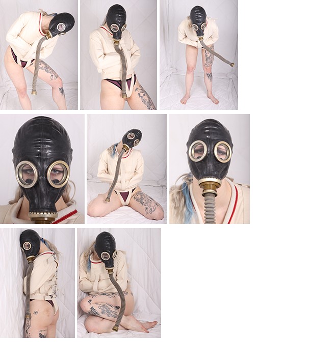Elizabeth – complete isolation with gas mask