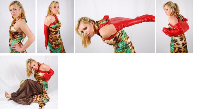Farah in a red leather armbinder (plus video)