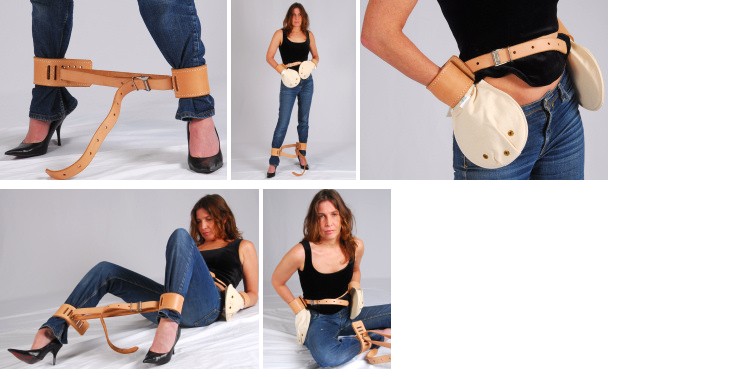 Felicia in Posey mitts and Humane restraints (plus video)