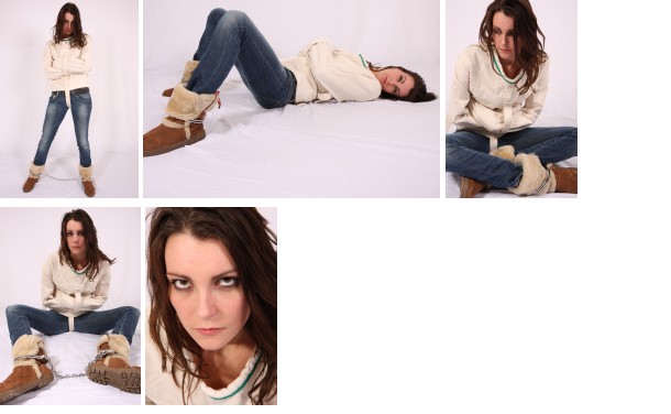 Giovanna in a straitjacket and leg irons (plus video)