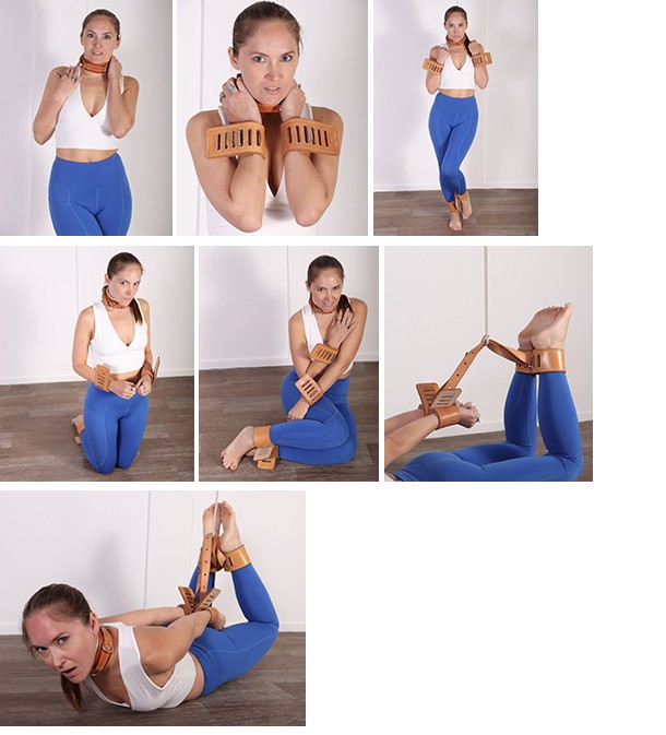 Hogtie in Humane Restraints