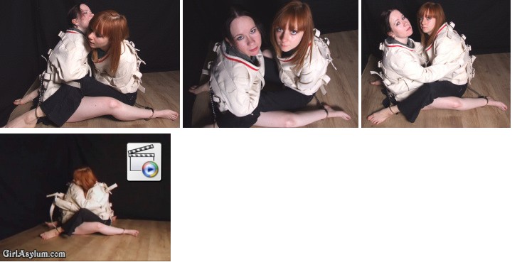 Kali and Carly in a straitjacket hug (plus video)
