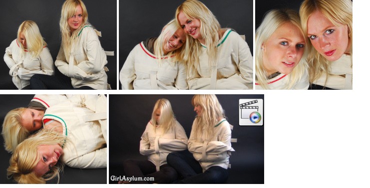 Kimberly and Amy in Posey straitjackets (plus video)