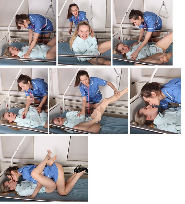 Lesbian patient and nurse go wild!