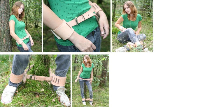 Litha locked in Humane restraints (plus video)