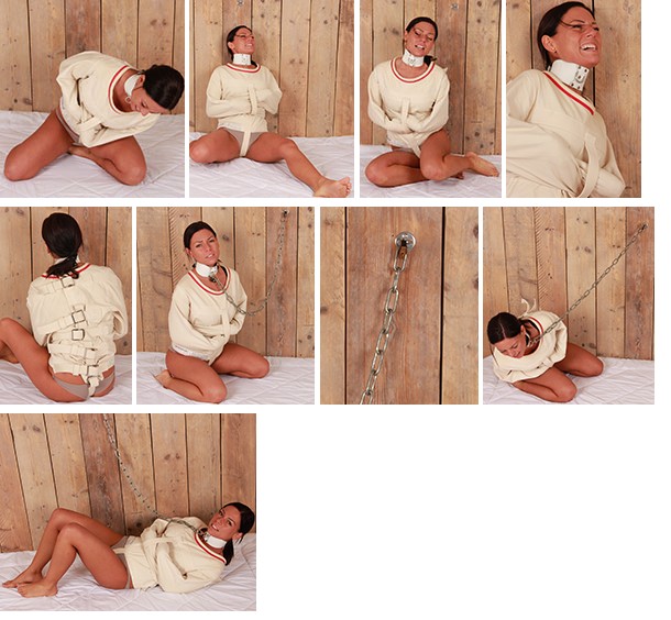 Melinda collared and chained (plus video)