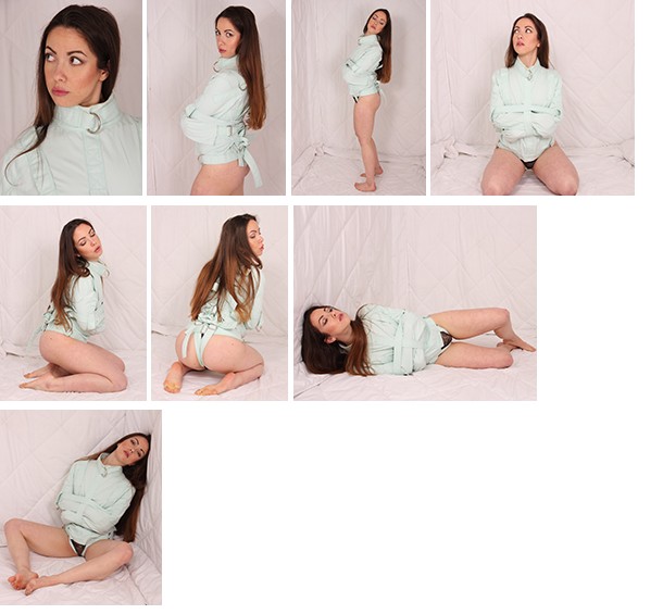 New girl Adele in mint straitjacket