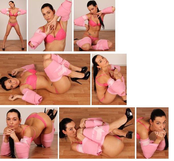 Nicole vet wrapped in pink (plus video)