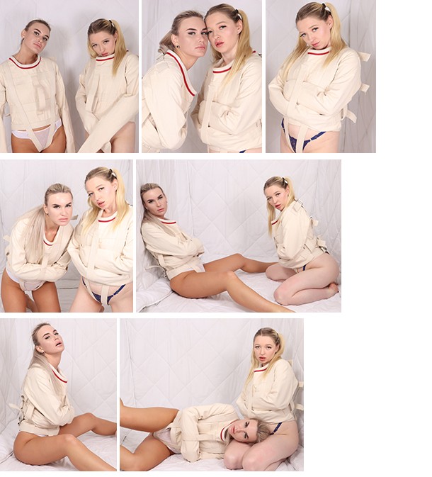 Oxana and Elli in the padded cell