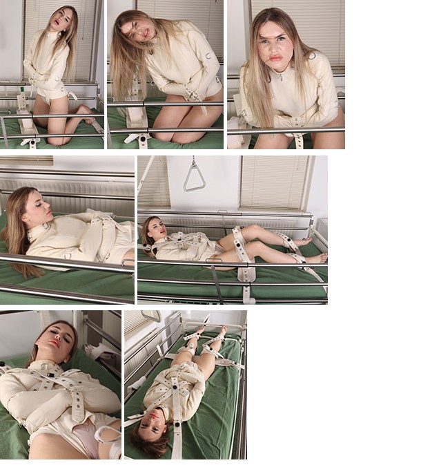 Oxana – wild girl strapped down