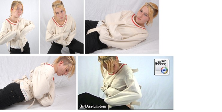 Phoebe in a Posey straightjacket (plus video)