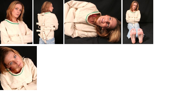 Posey straitjacketed