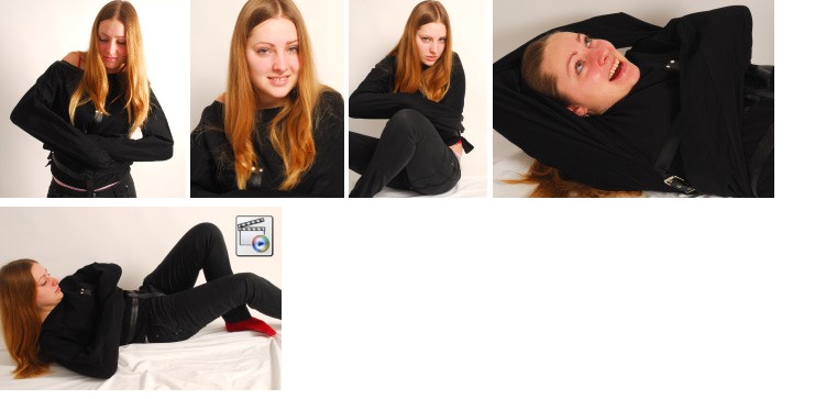 Roxy in canvas straitjacket (plus video)