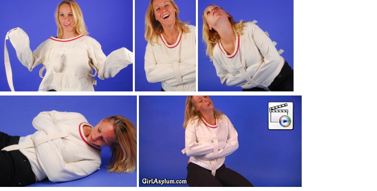 Sarina in a Posey straitjacket (plus video)
