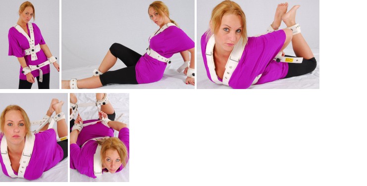 Sarina in a Segufix hogtie (plus video)