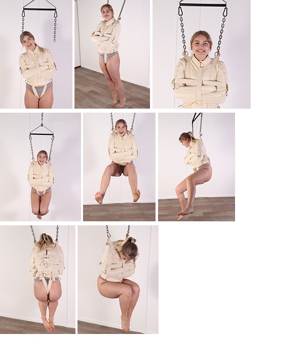 Suspended straitjacket featuring Denise