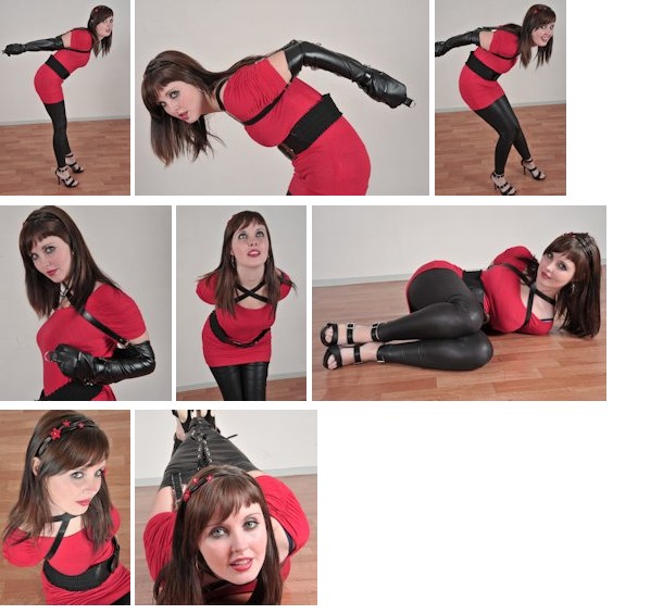 Tanya in armbinder (plus video)