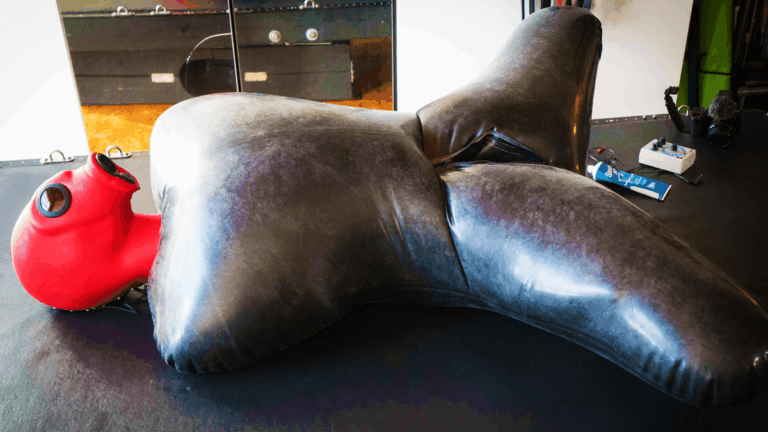 Inflatable Gimp Face Sitting