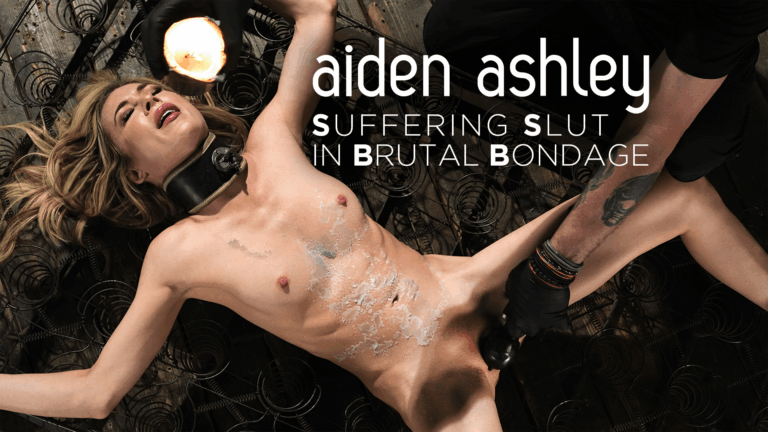 Aiden Ashley: Suffering Slut in savage Bondage