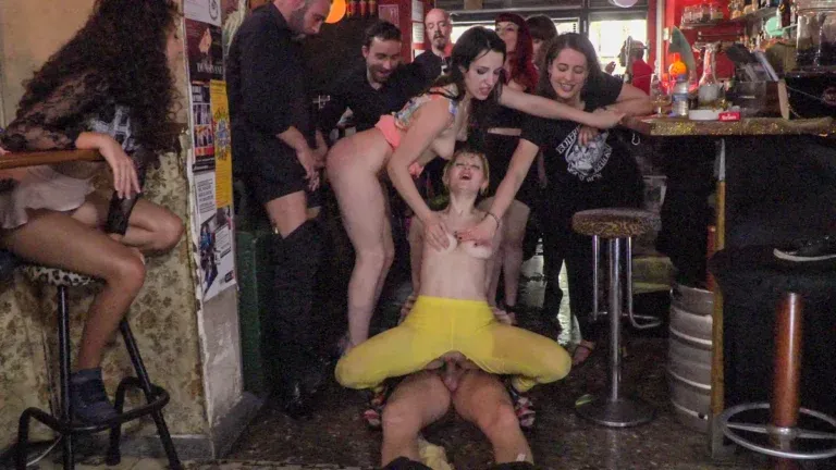 Spanish Bar turns into a Filthy Fuck Party! – Part 2