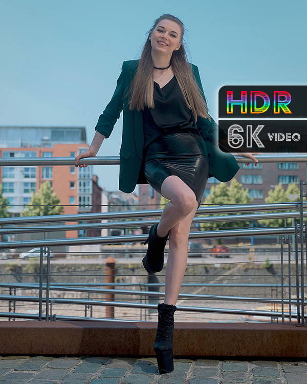 Catherine Reus – Public Highstyle on platform boots