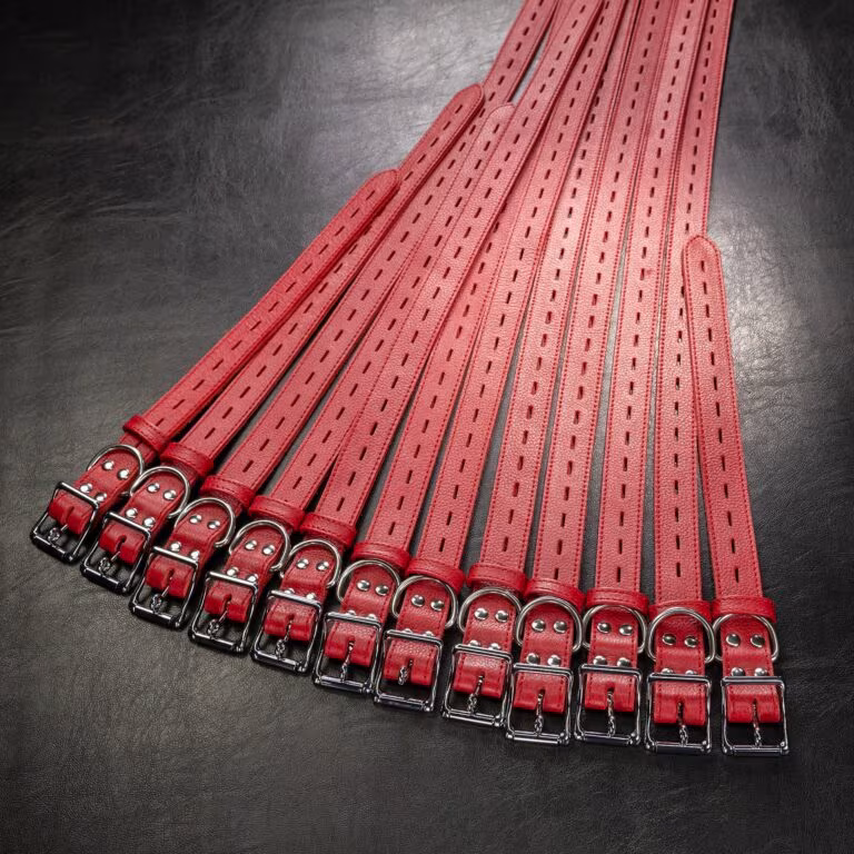 Leather Bondage Belt Sets