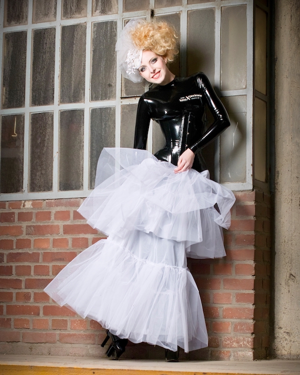Beth May – In her uniform for a Highstyle shoot