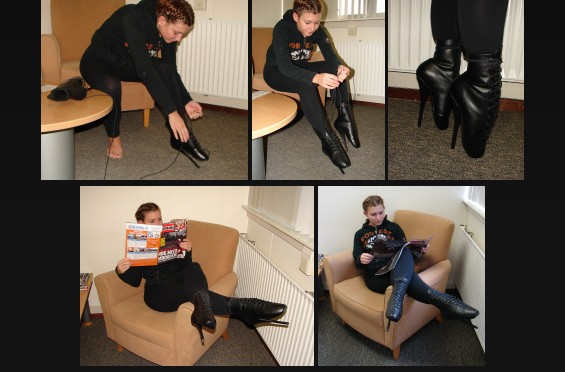 Another ballet boot training session