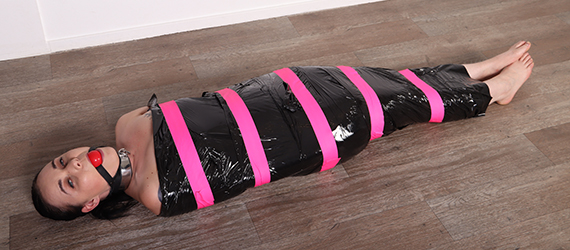 Plastic wrap and tape