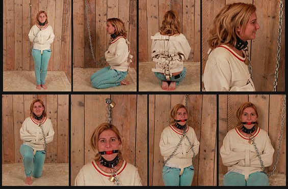 Chained to the wall!
